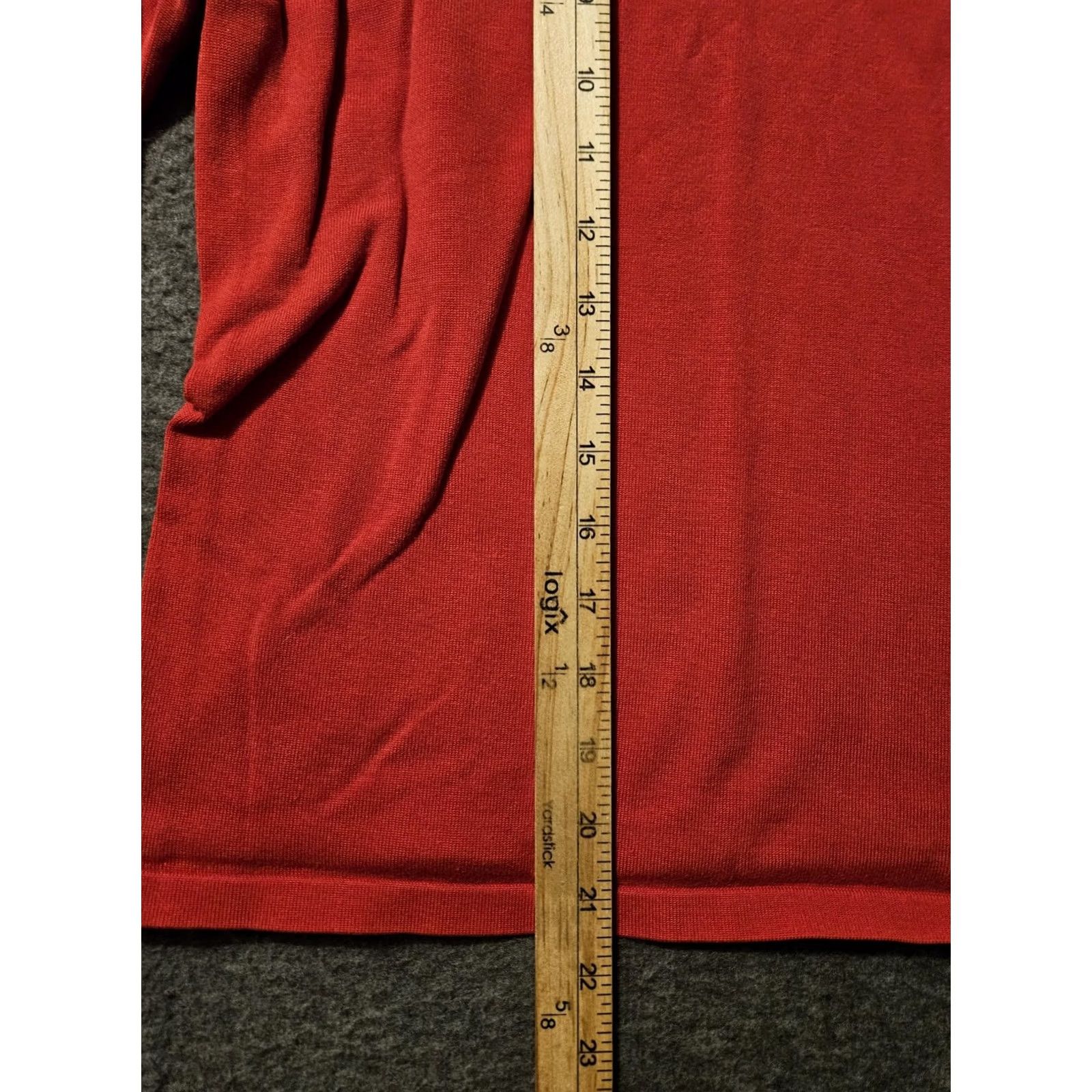 Pendleton Pendleton Shirt Women's Medium Red 75% Silk 25% Nylon Mock Neck Pullover Size M / US 6-8 / IT 42-44 - 4 Thumbnail