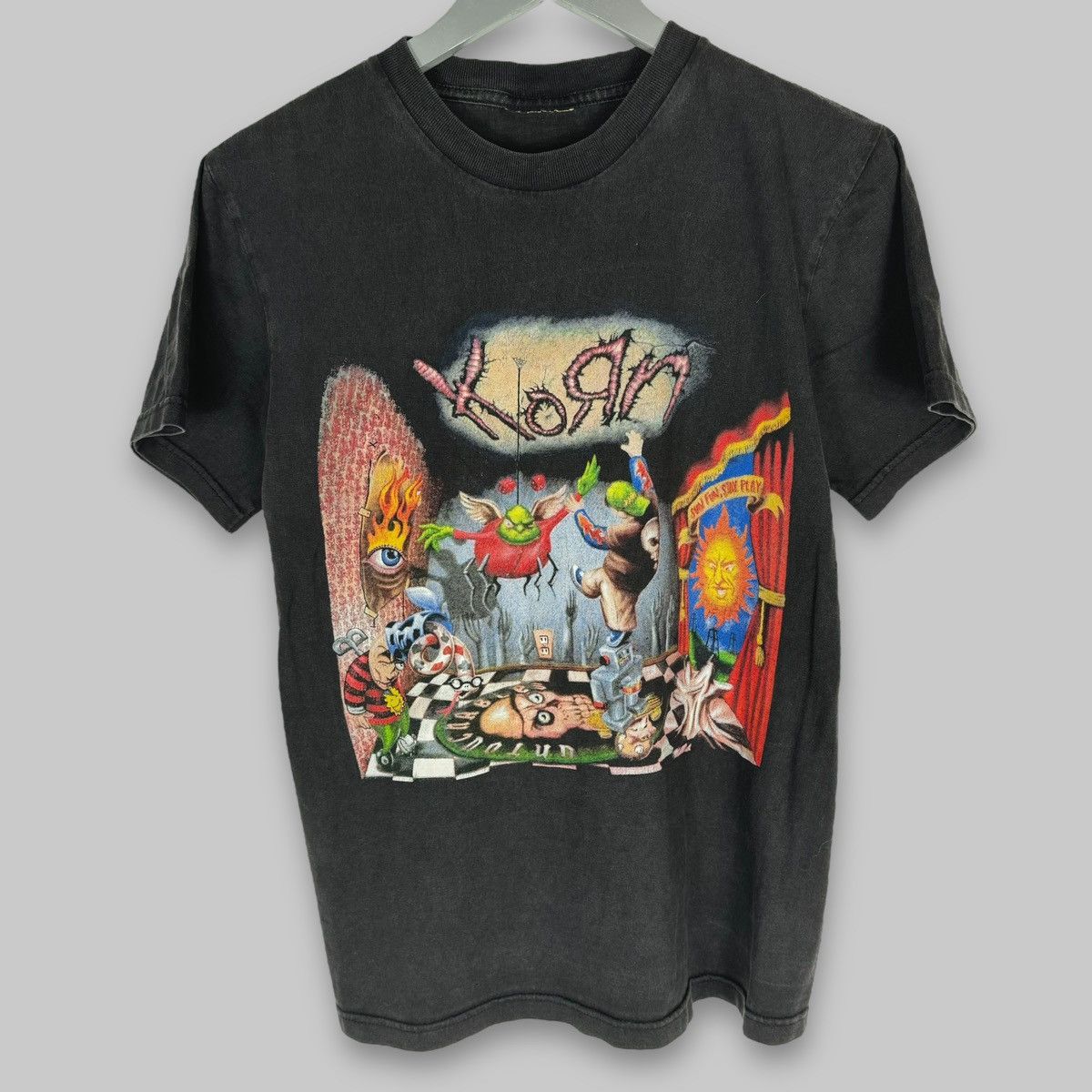 Band Tees Vintage 2002 Korn Sun Fun Stay Play Nu Metal Euro T Shirt Size US M / EU 48-50 / 2 - 1 Thumbnail