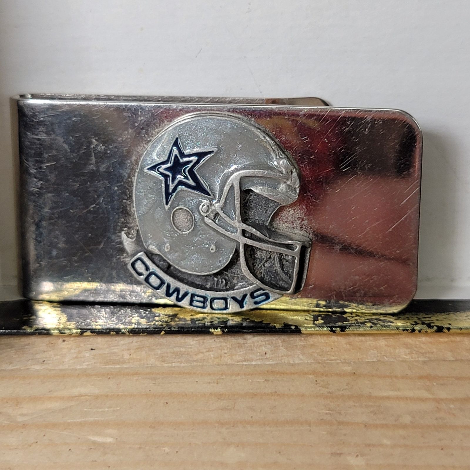 NFL Set of 2 Dallas Cowboys Money Clips: Gold & Silver Colors Size ONE SIZE - 3 Thumbnail