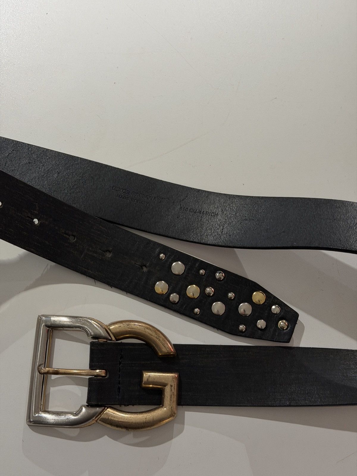 Dolce & Gabbana Dolce&Gabbana DG silver gold logo vintage belt Size ONE SIZE - 13 Thumbnail