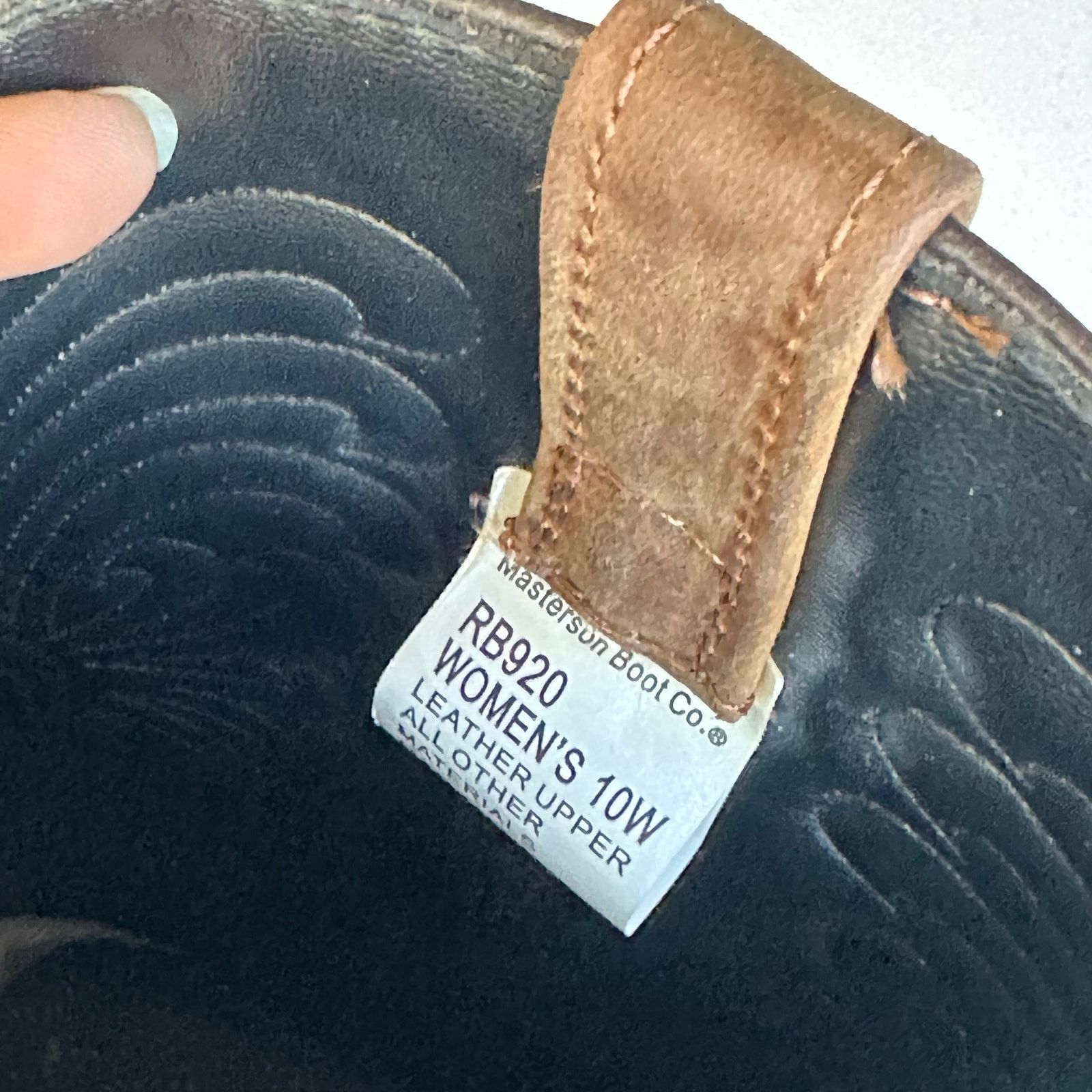 Other NWT Masterson Women's J Toe Western Cowboy Boot With Chain Size US 10 / IT 40 - 8 Thumbnail