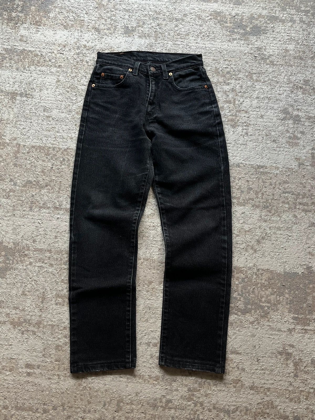 Levi's Levi’s 805 Vintage 1996 Sz W 27 L 34 Black Denim Jeans Size 27" / US 4 / IT 40 - 1 Thumbnail