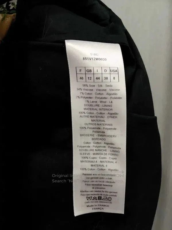 Dior Dior Patchwork Silk Blend Jacket . Size M / US 6-8 / IT 42-44 - 9 Thumbnail