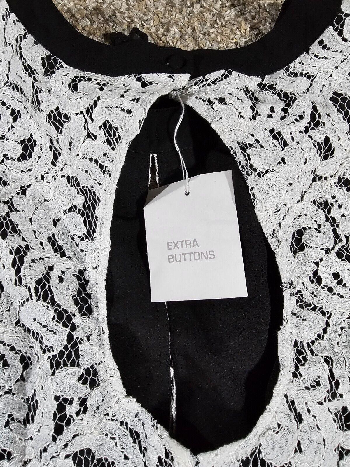 Designer Victoria's Secret Moda International Lace Dress Size 4 NWOT Size S / US 4 / IT 40 - 9 Thumbnail