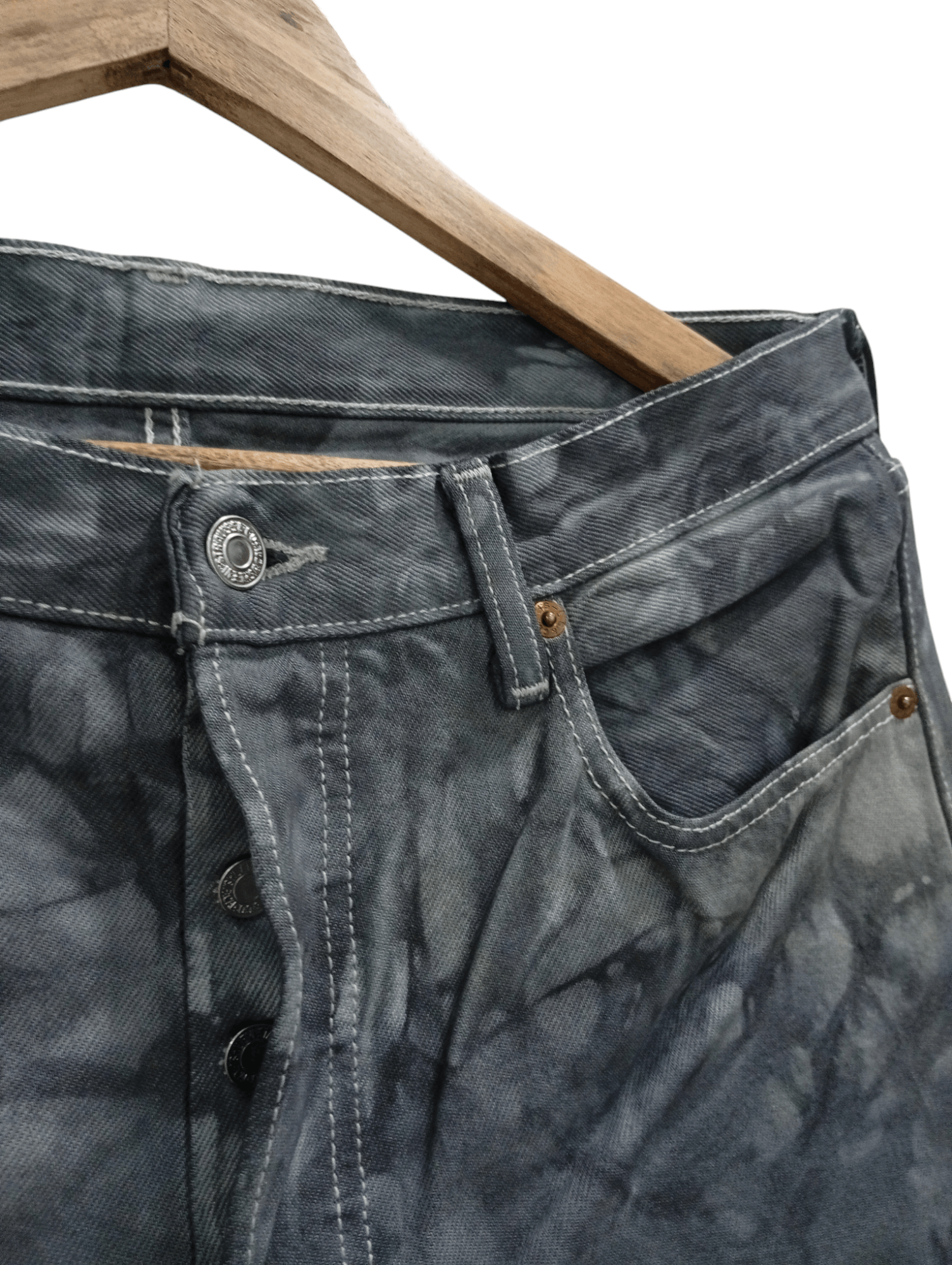 Levi's 🔥🔥Levi's 501 Tye Dye Jeans Denim Size US 34 / EU 50 - 14 Thumbnail
