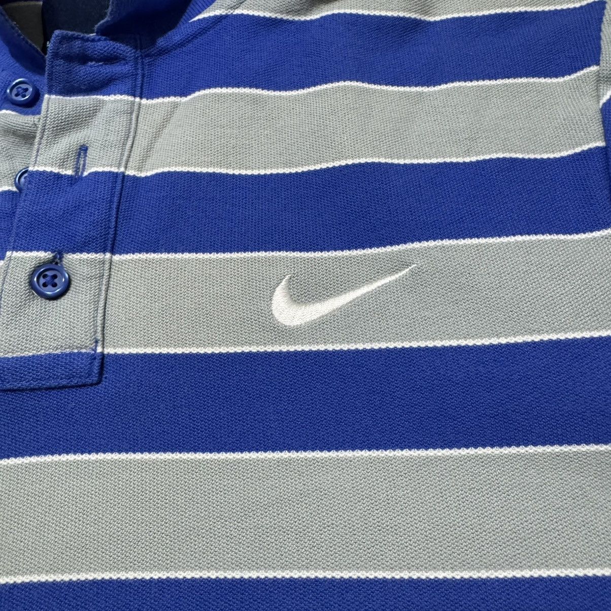 Nike Nike Sportswear Polo Shirt Men's Striped Embroidered Size L Size US L / EU 52-54 / 3 - 5 Thumbnail