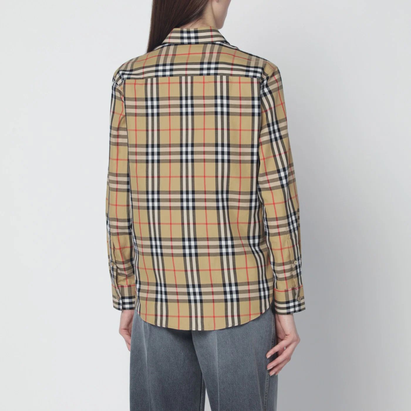Burberry o1d2blof0426 Check Pattern Shirt in Multicolor Size M / US 6-8 / IT 42-44 - 3 Thumbnail