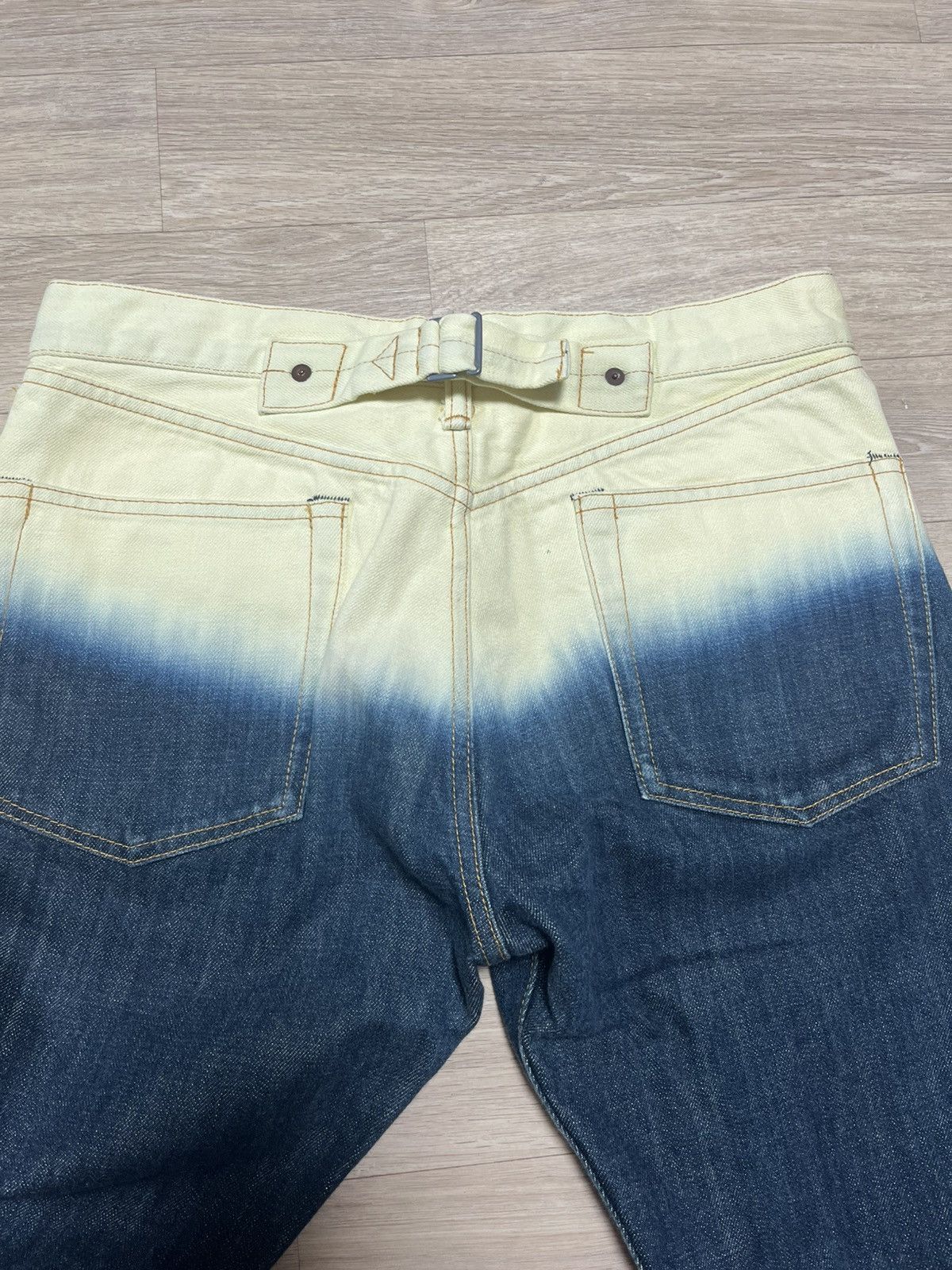 Kolor kolor becon waist bleached denim Size US 29 - 5 Thumbnail