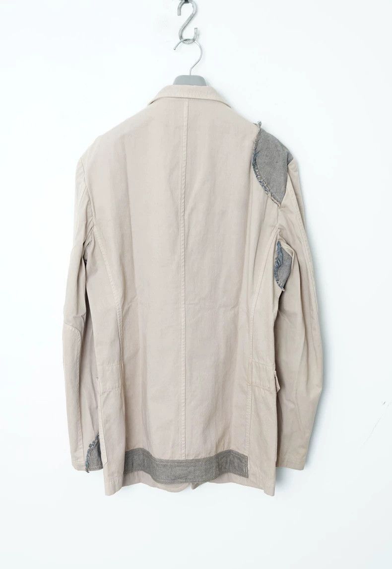 Yohji Yamamoto Yohji Yamamoto Yohji Yamamoto Color Blocked Jacket Blazer Size US L / EU 52-54 / 3 - 6 Thumbnail