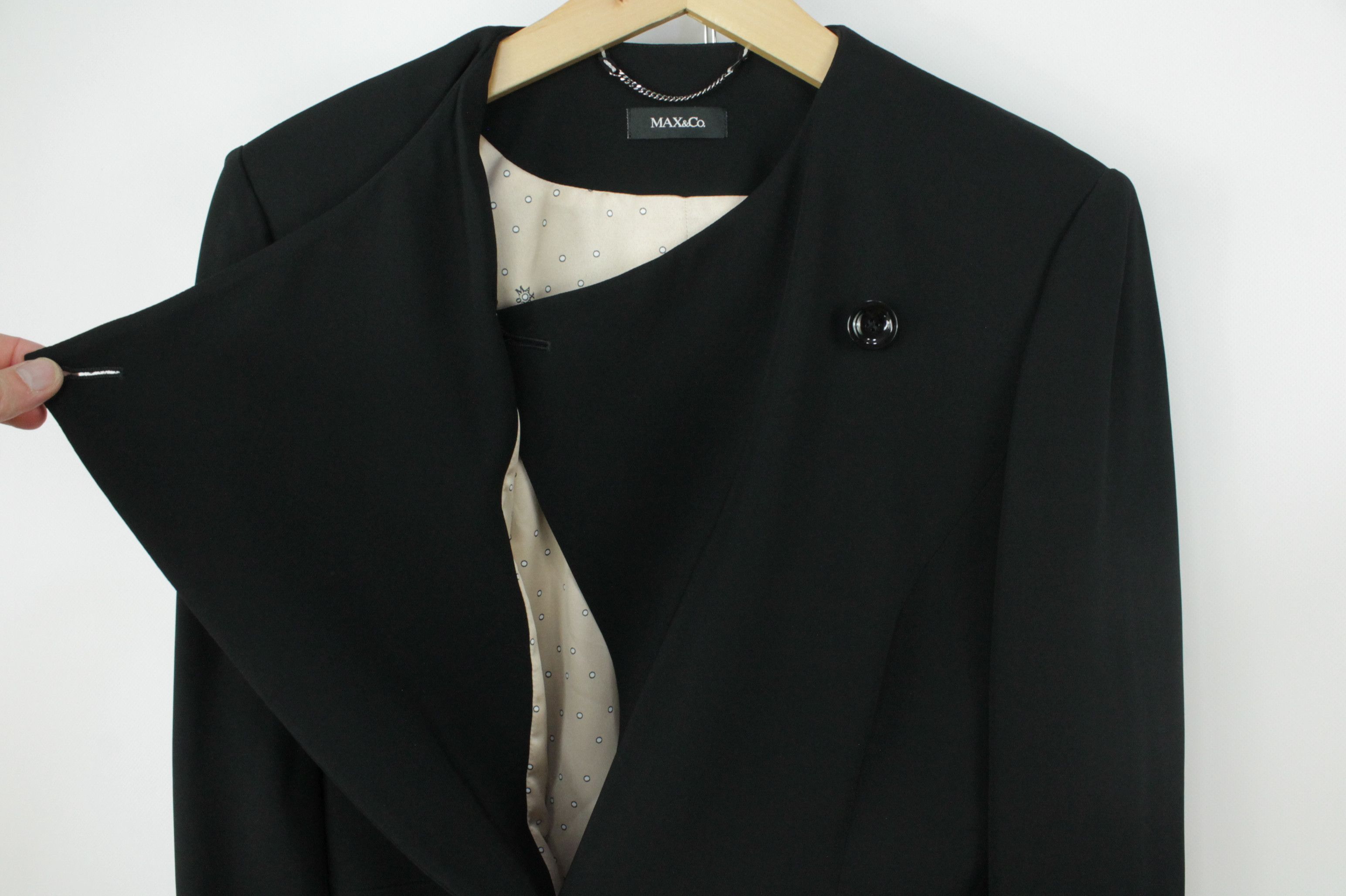 Max Mara × Weekend Max Mara Weekend Max Mara Stretch Viscose Blend Formal Blazer Jacket Size XL / US 12-14 / IT 48-50 - 9 Thumbnail