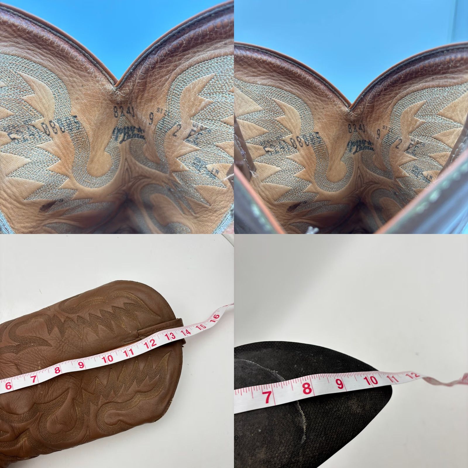 Tony Lama Tony Lama Western Boots Ostrich Leather Cowboy 9.5 EE Men's Size US 10 / EU 43 - 8 Thumbnail