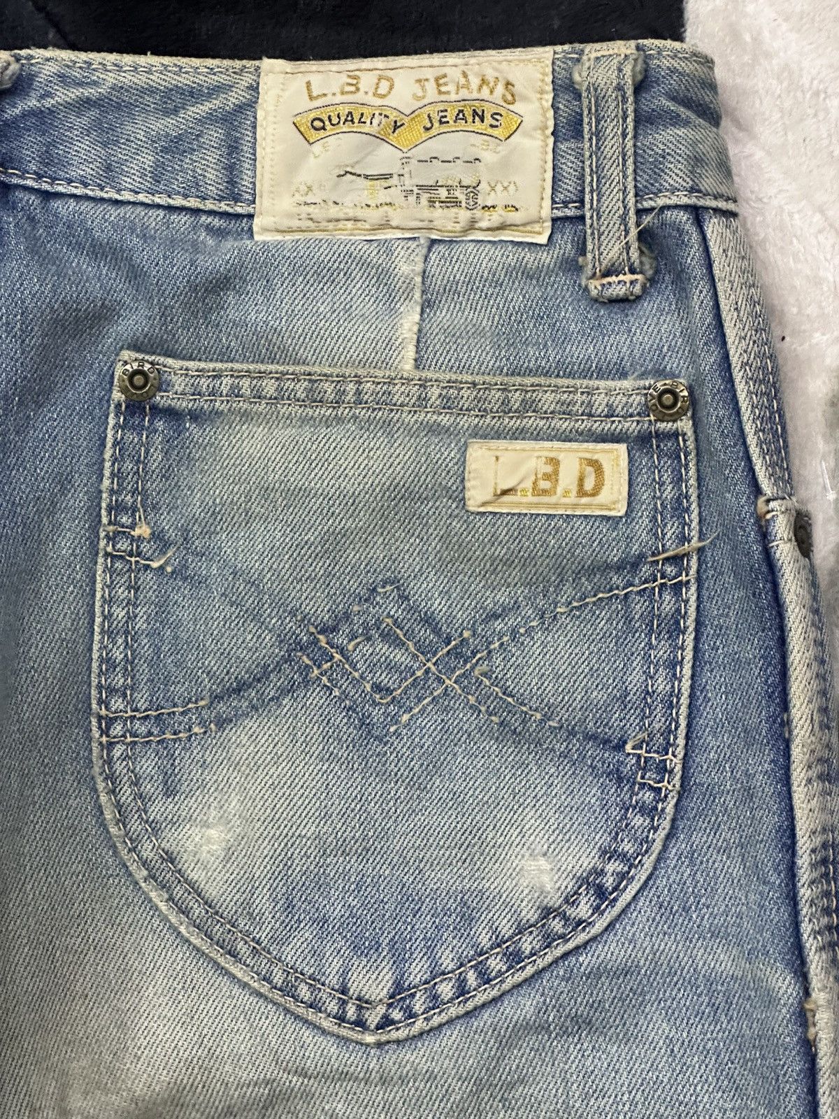 Japanese Brand Vintage Love Bird Straight Japan Jeans With Faded Bluewash Size US 26 / EU 42 - 8 Thumbnail