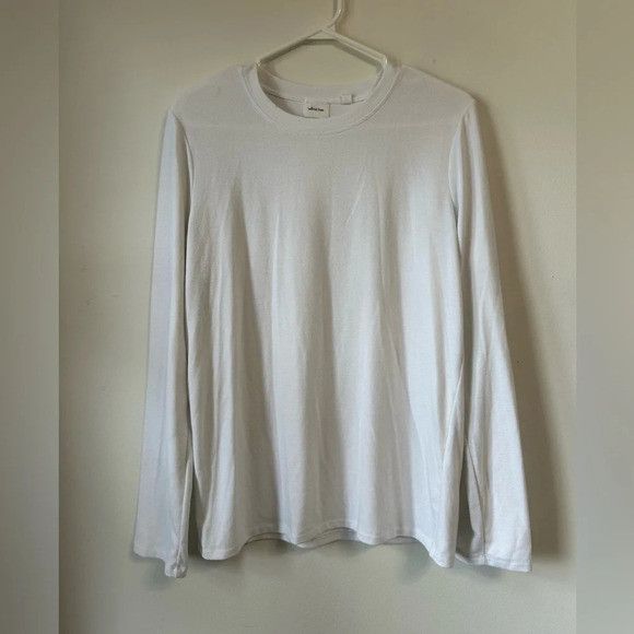 Aritzia Wilfred Free White Long Sleeve Top Size M / US 6-8 / IT 42-44 - 1 Thumbnail