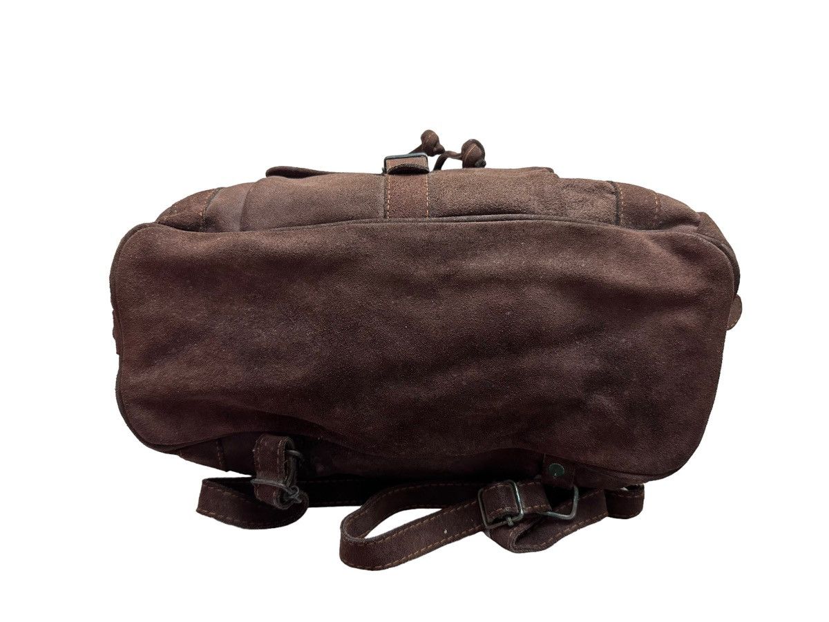 Genuine Leather RARE ‼️ Vintage Leather Suede Tactical Utility Backpack Size ONE SIZE - 8 Thumbnail
