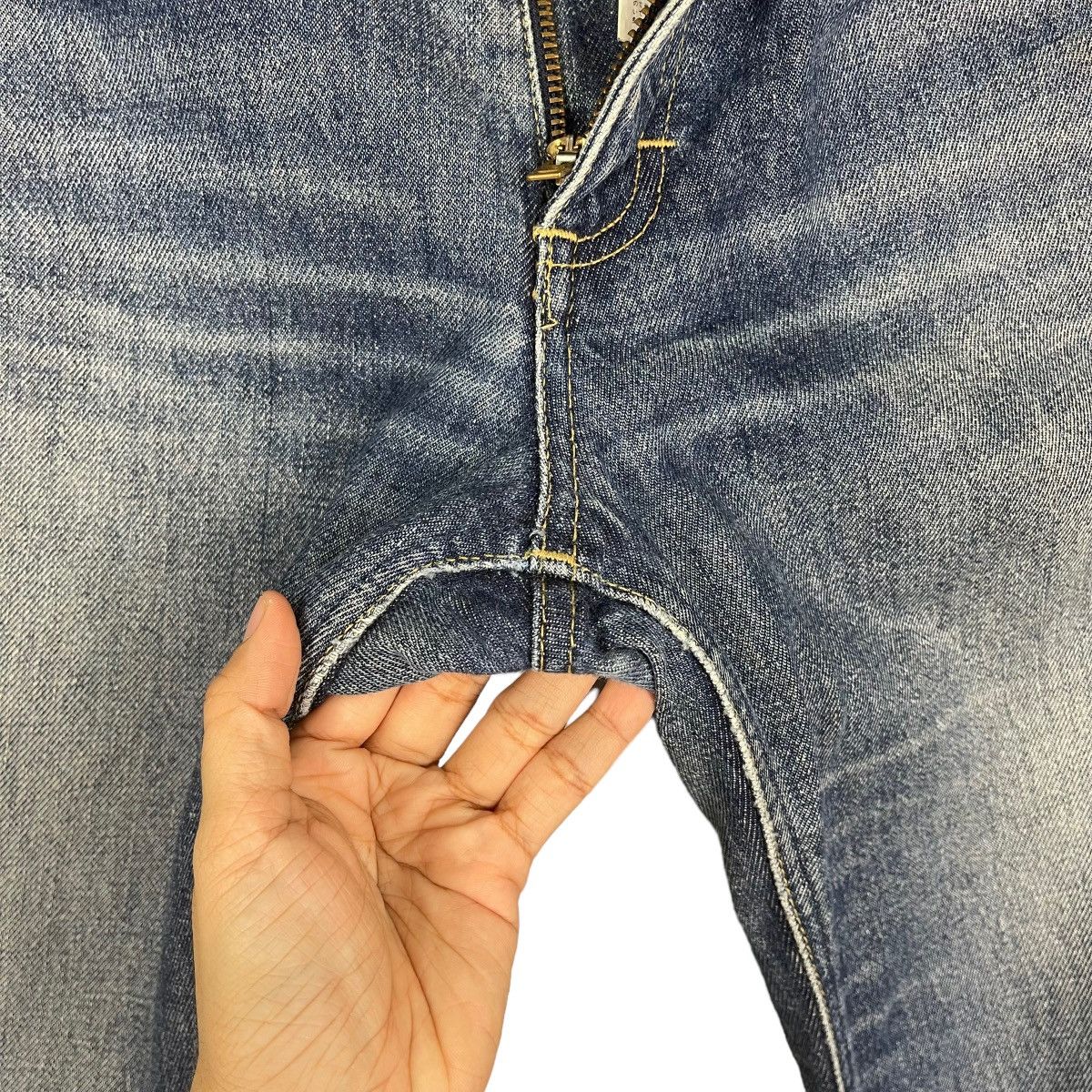 Lee Vintage Lee Riders Zipper Fly Flare Jeans Size US 28 / EU 44 - 10 Thumbnail