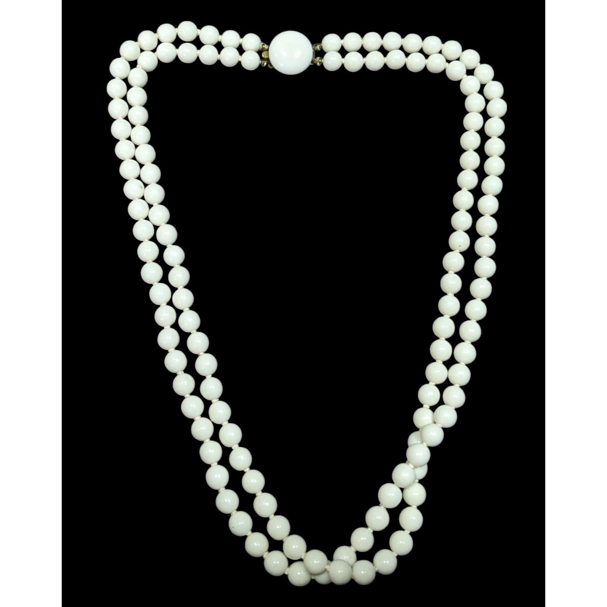 Other Vintage Japanese Double Strand Beaded Necklace Size ONE SIZE - 1 Thumbnail