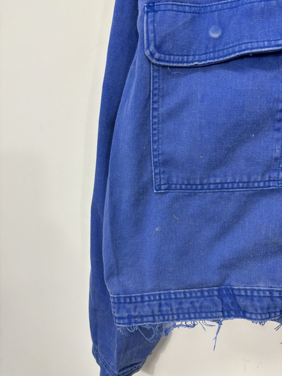 Carhartt Vintage Carhartt Flame Resistant Blue Boxy Cropped Jacket Size US L / EU 52-54 / 3 - 8 Thumbnail