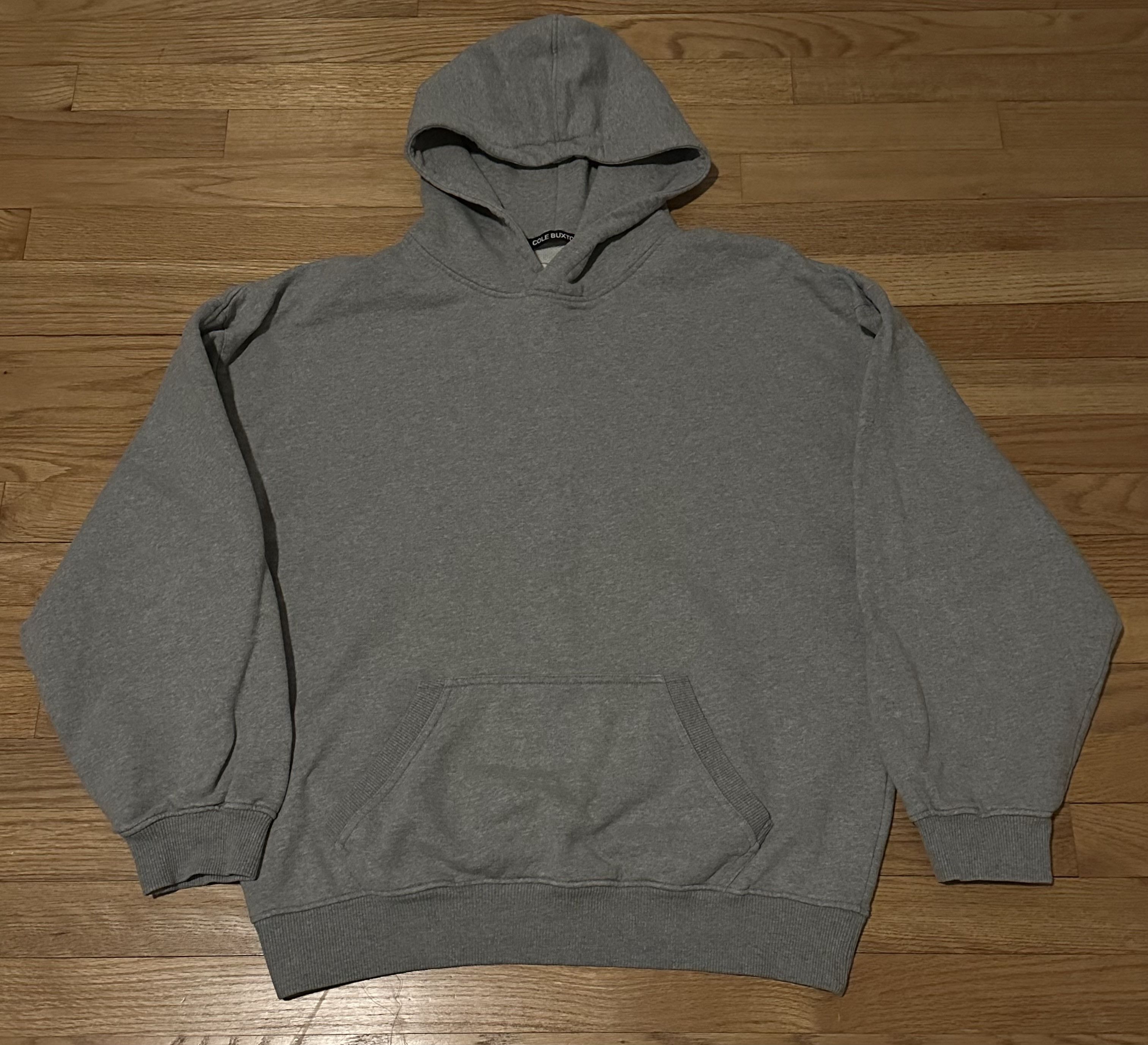 Cole Buxton Cole Buxton Grey Marl Warm Up Hoodie Medium Size Oversized Size US M / EU 48-50 / 2 - 2 Thumbnail