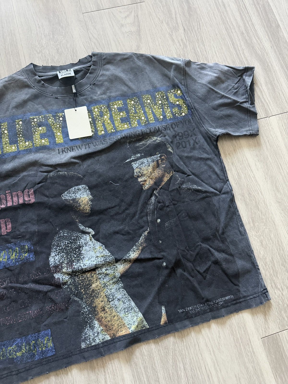 Vale Vale Forever Valley Black The Cross Taiping Ship Bling Tee Size US XL / EU 56 / 4 - 3 Thumbnail