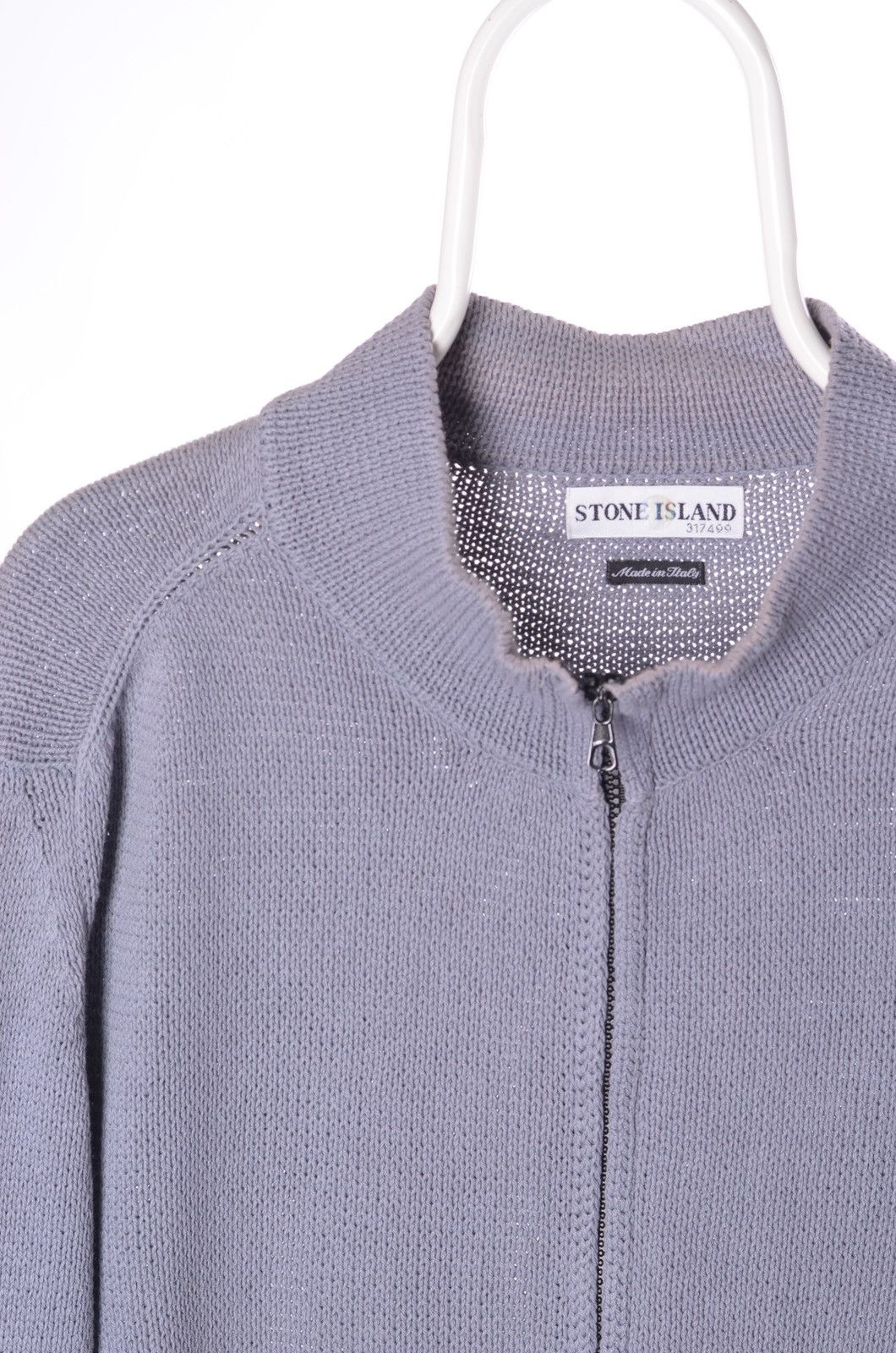 Stone Island Stone Island 2002 Vintage Cotton Zip Up Knit Size US XXL / EU 58 / 5 - 2 Thumbnail