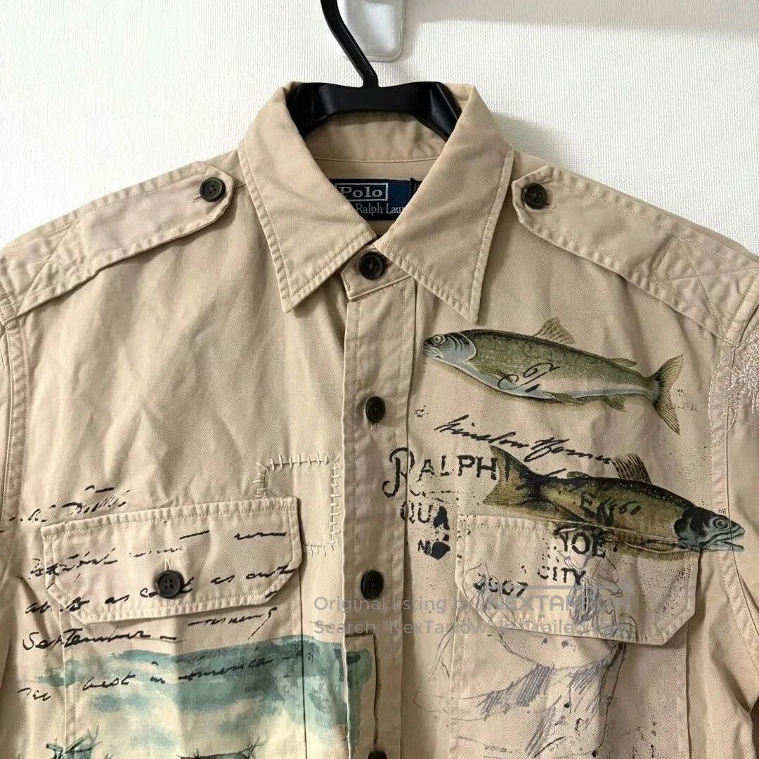Polo Ralph Lauren Rare Vintage Ralph Lauren Work Shirt. Size US S / EU 44-46 / 1 - 2 Thumbnail