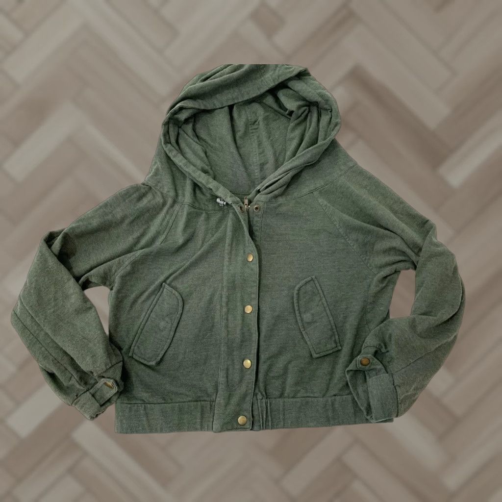 Vintage KUT from the Kloth Hoodie Women's Large Green Shirt Hoodie Size L / US 10 / IT 46 - 1 Thumbnail