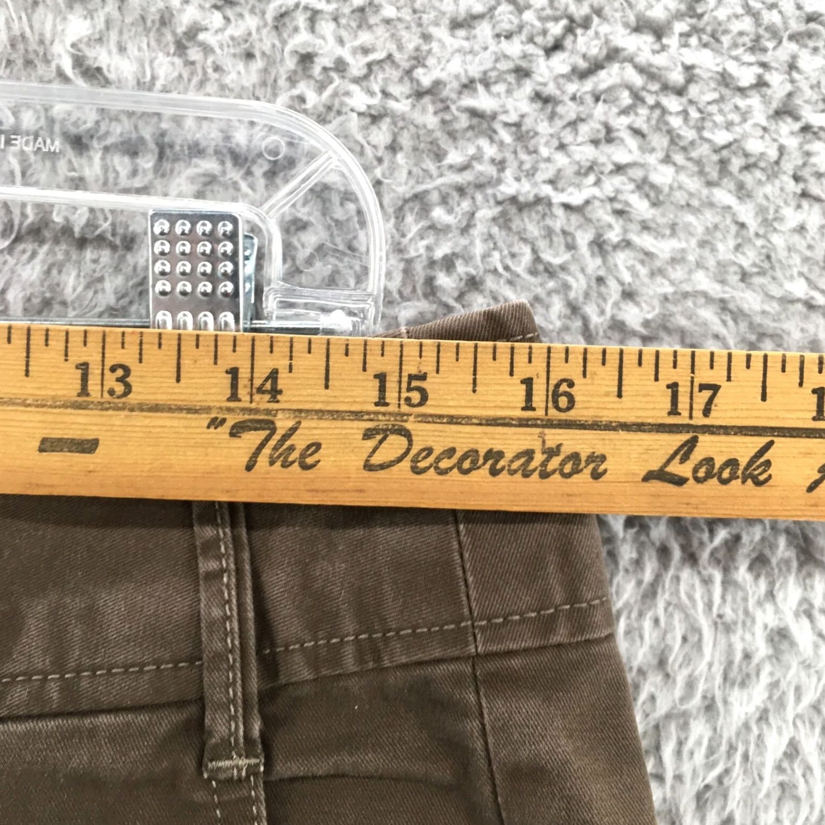 Eddie Bauer Eddie Bauer Blakely Fit Chino Shorts Womens 9 Brown Cotton Blend Casual Mid Rise Size 30" / US 8 / IT 44 - 4 Thumbnail