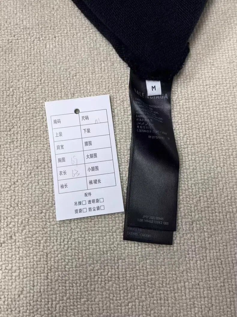 Balenciaga Balenciaga Letter Printed Casual Hooded Sweatshirt Size US M / EU 48-50 / 2 - 4 Thumbnail