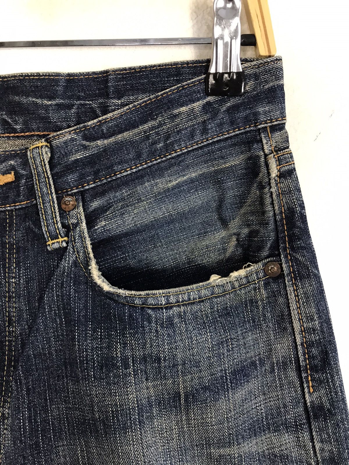 Edwin × Japanese Brand × Vintage Vintage Edwin 505Z Selvedge Short Pants Jeans Size US 29 - 6 Thumbnail