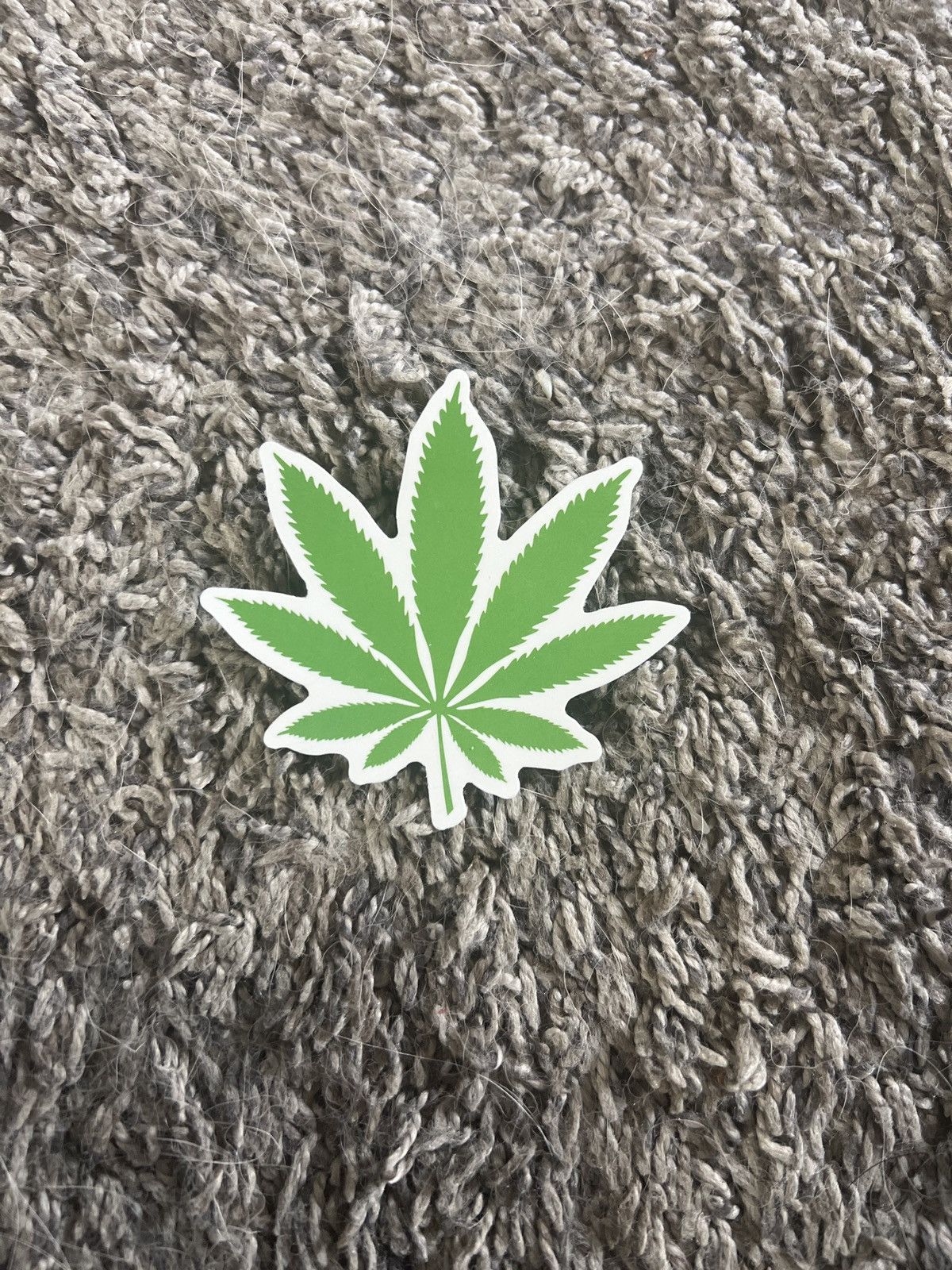 Hypebeast Cannabis Leaf Sticker Size ONE SIZE - 1 Thumbnail