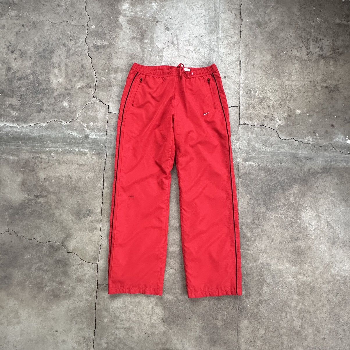 Japanese Brand × Vintage Crazy Vintage Y2K/2000s Baggy Striped Skater Track Pants! Size US 31 - 1 Thumbnail