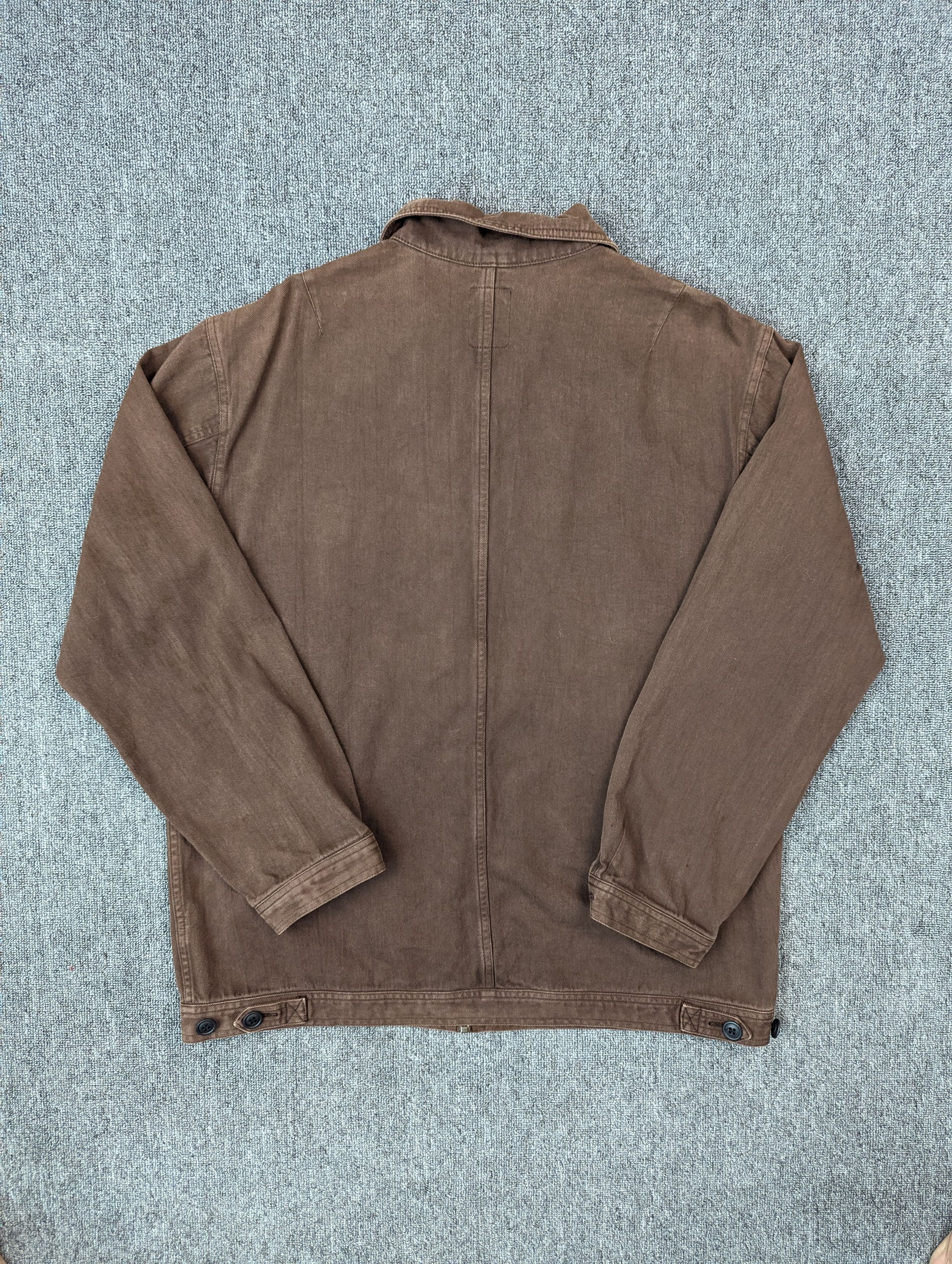 Japanese Brand Vintage Mackdaddy Distressed Brown Cotton Jacket Size US L / EU 52-54 / 3 - 21 Thumbnail