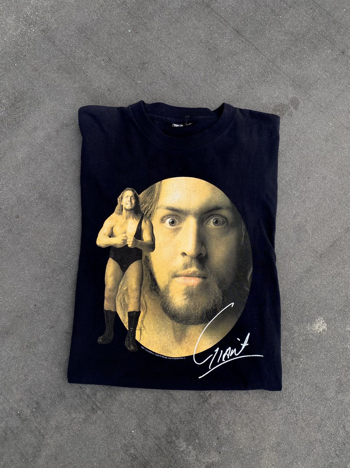 Giant × Vintage × WCW/nWo Vintage Big Show Giant Wcw/Nwo Today’s Trendz © 1998 Size US XL / EU 56 / 4 - 5 Thumbnail