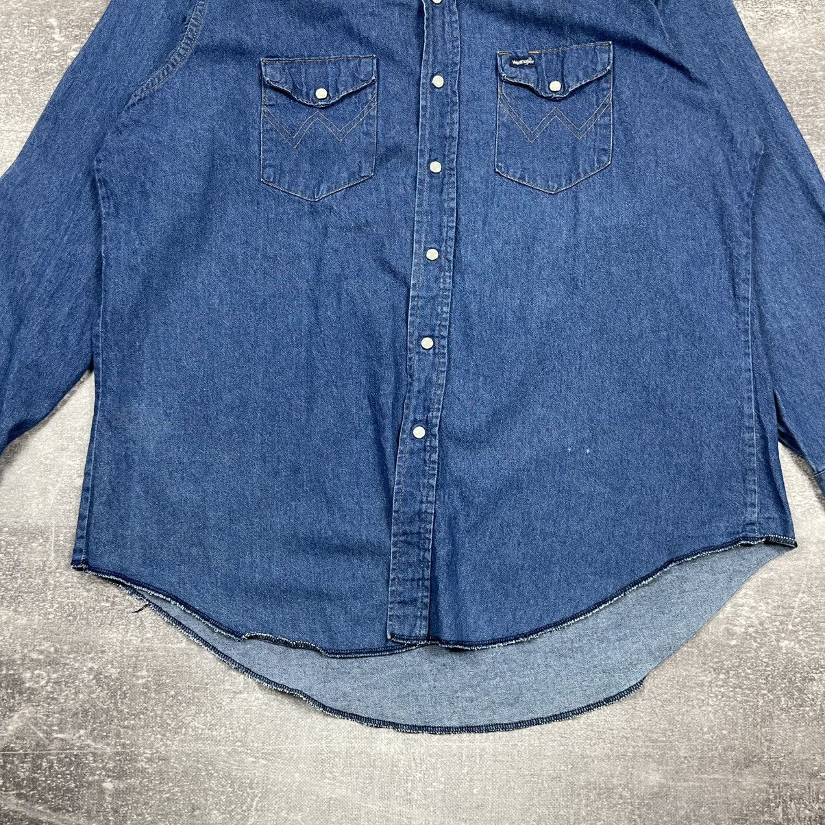 Wrangler Vintage Wrangler Preshrunk Crafted With Pride in USA Shirt Size US XL / EU 56 / 4 - 3 Thumbnail