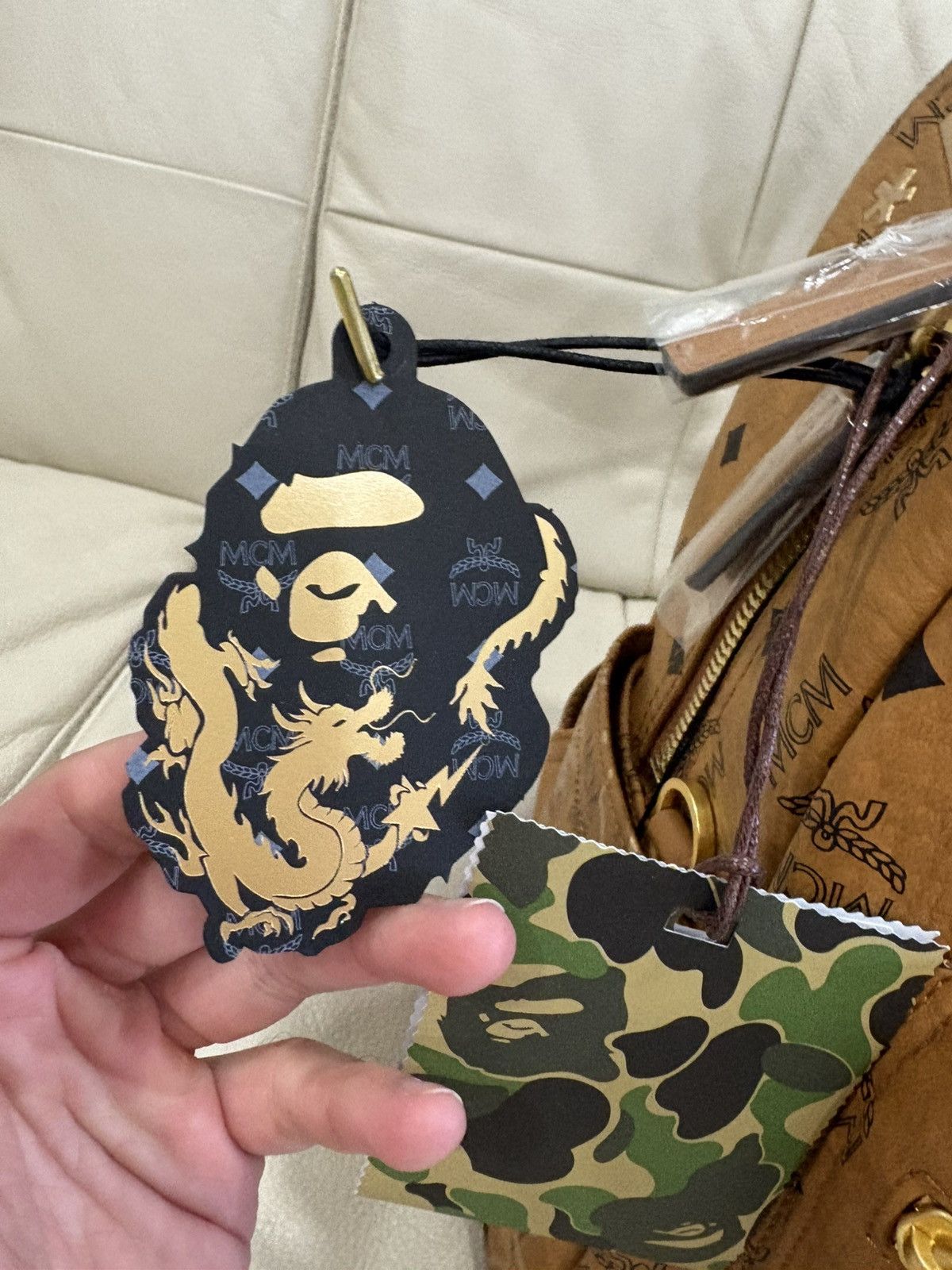 Bape × MCM Bape x MCM lunar year collab Size ONE SIZE - 8 Thumbnail