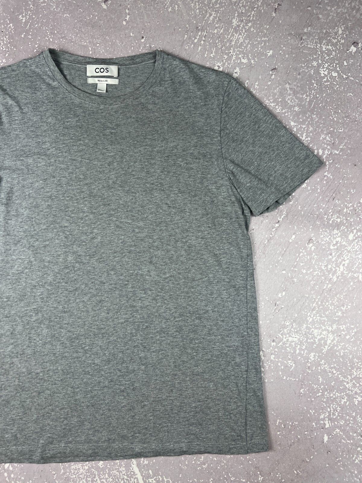 Cos COS Basic Cotton Gray T Shirt Mens Small Size US S / EU 44-46 / 1 - 2 Thumbnail
