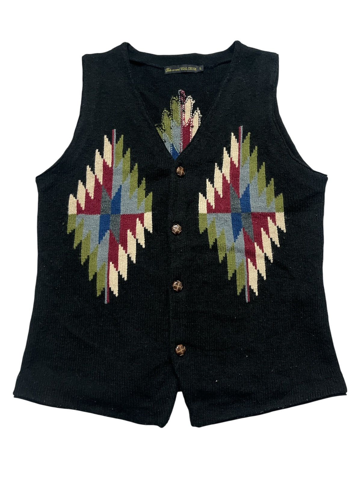 Native VINTAGE NATIVE NAVAJO VEST by REAL CRUSH Size US L / EU 52-54 / 3 - 1 Thumbnail