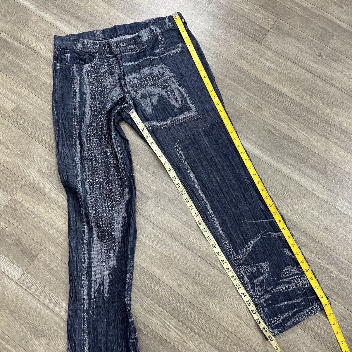 Issey Miyake Archive💥 Vintage Issey Miyake Men Patchwork Boro Jeans Size US 32 / EU 48 - 22 Thumbnail