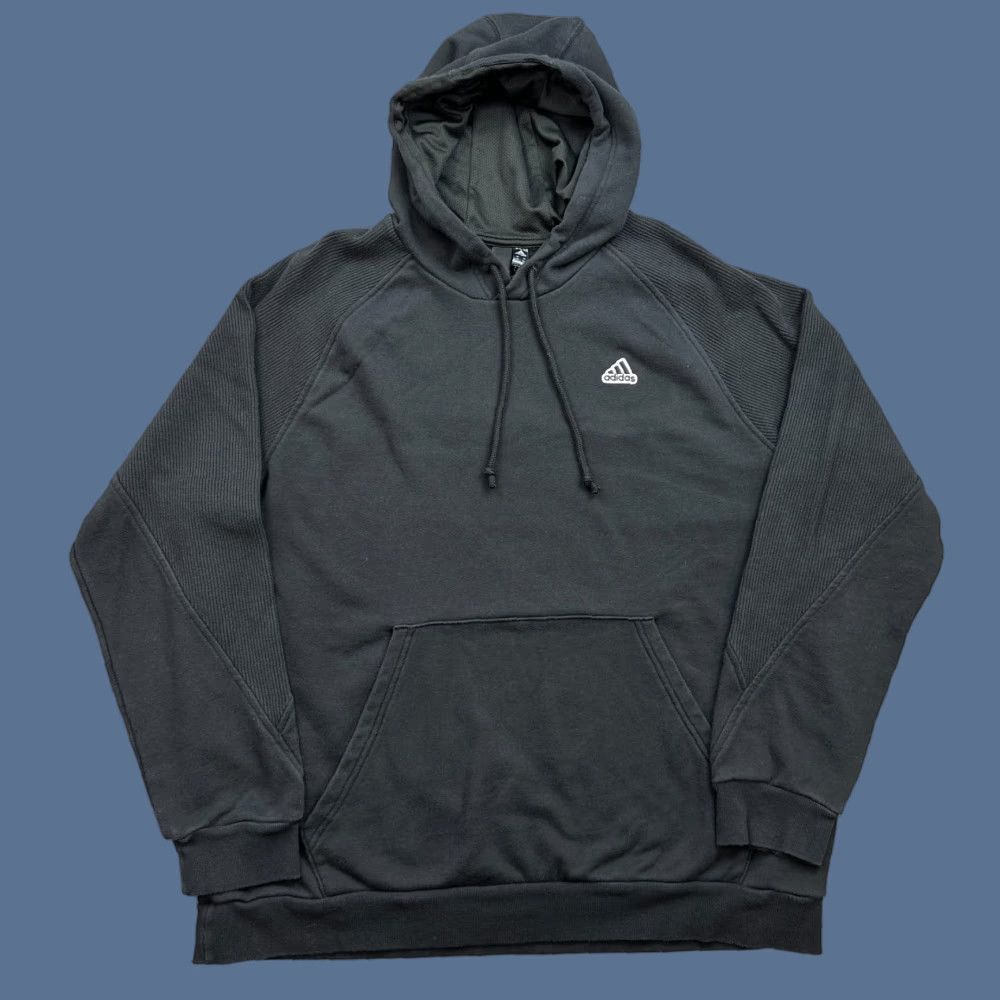 Adidas Adidas Hoodie Mens XL Black Pullover Sweatshirt Outdoor Activewear Size US XL / EU 56 / 4 - 1 Thumbnail