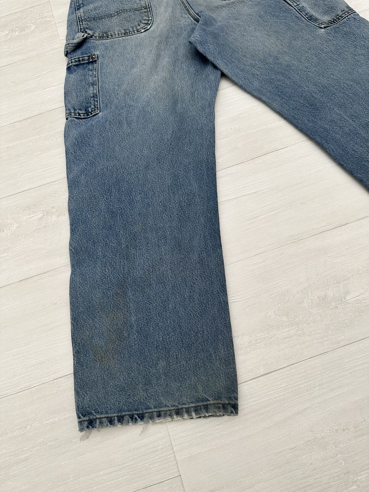 Carhartt AMAZING Distressed Blue Carhartt Double Ruck Denim Jeans 34 Size US 34 / EU 50 - 4 Thumbnail