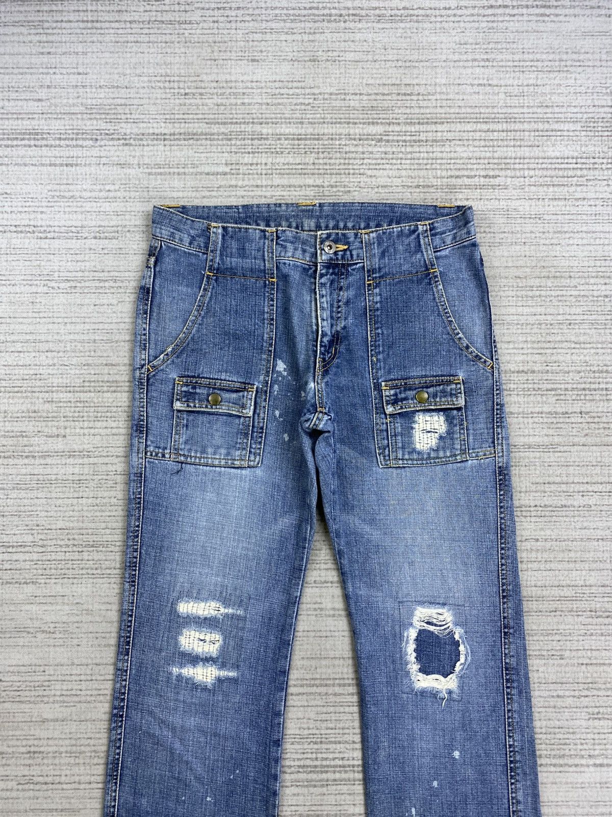 Boycott × Vintage Vintage Boycott Bush Pants Distressed Denim Rare Jeans Size US 32 / EU 48 - 7 Thumbnail