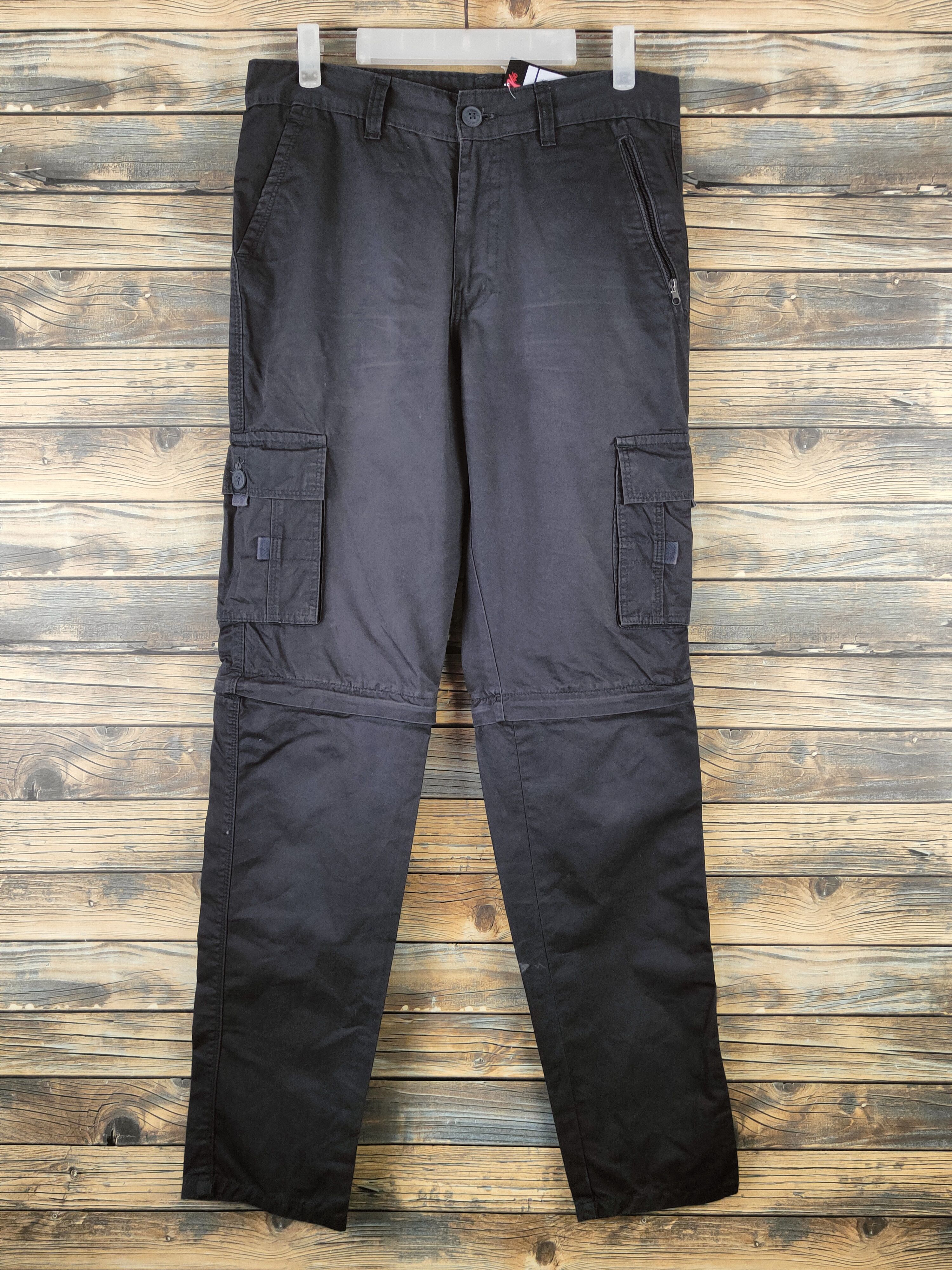 DL No Brake Black Multipocket Cargo Pants #46-134