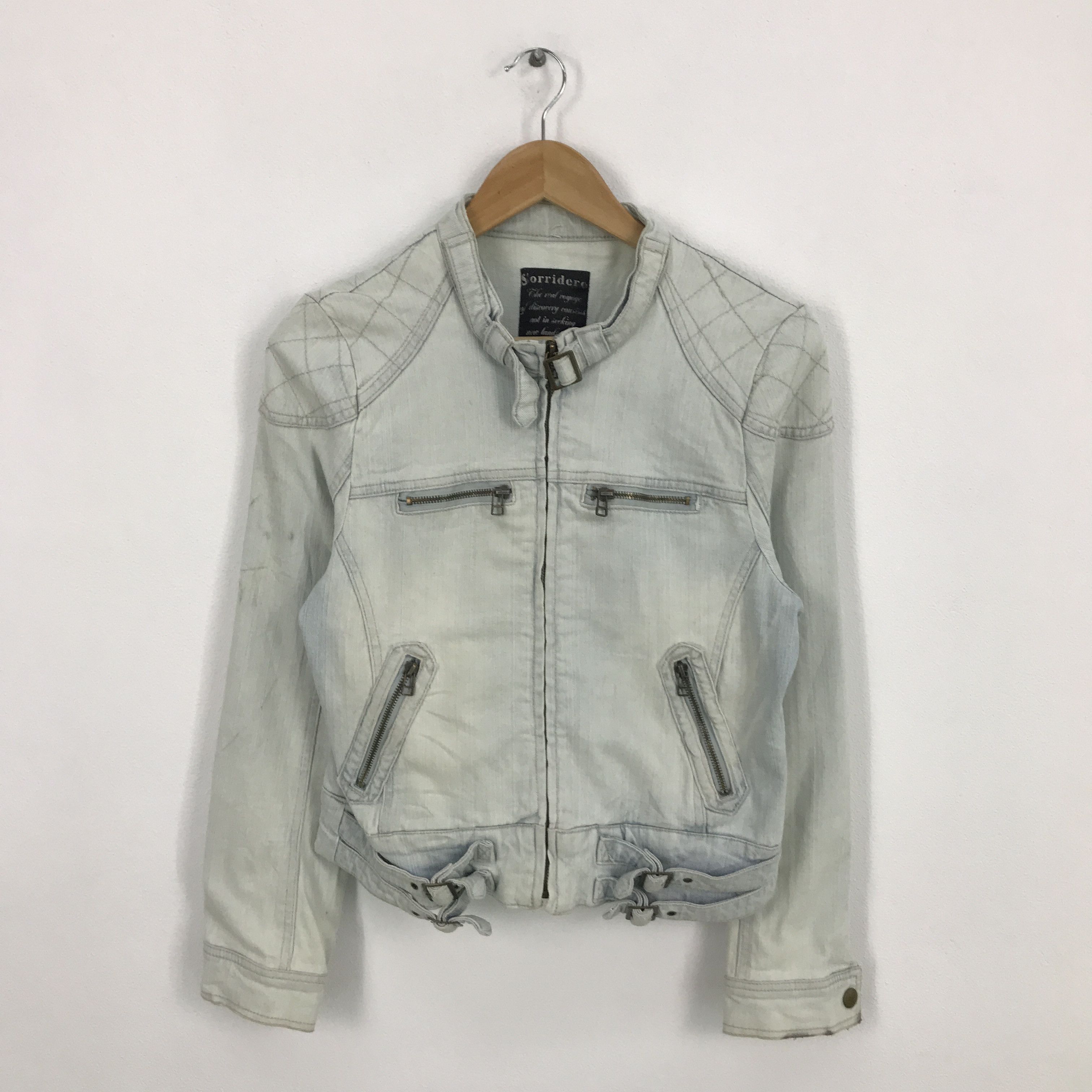 Japanese Brand Vintage sorridere punk zipper bondage style jacket Size US S / EU 44-46 / 1 - 1 Thumbnail