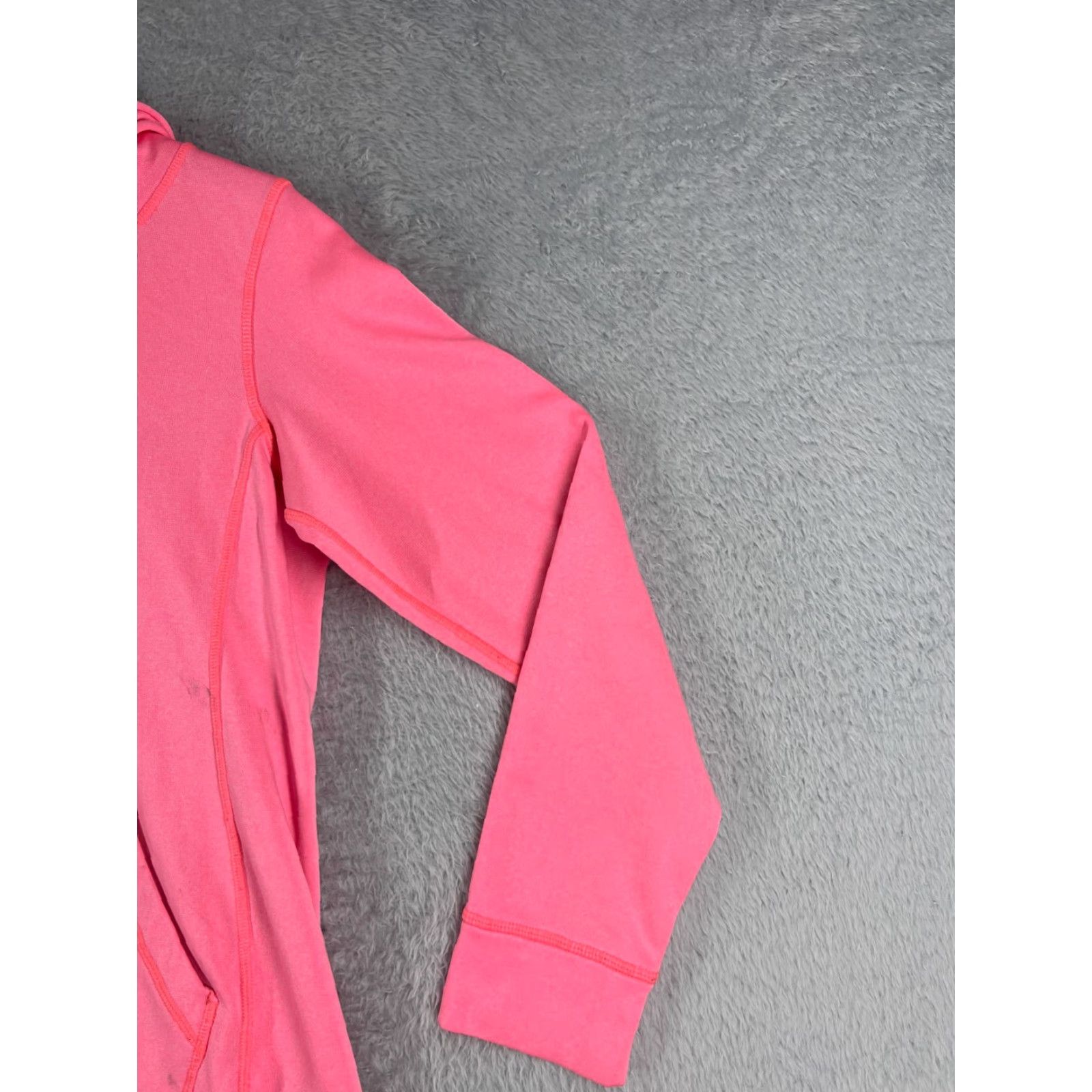 The North Face The North Face Hoodie Womens Small Pink Logo Pocket 100% Polyester Read Size S / US 4 / IT 40 - 2 Thumbnail