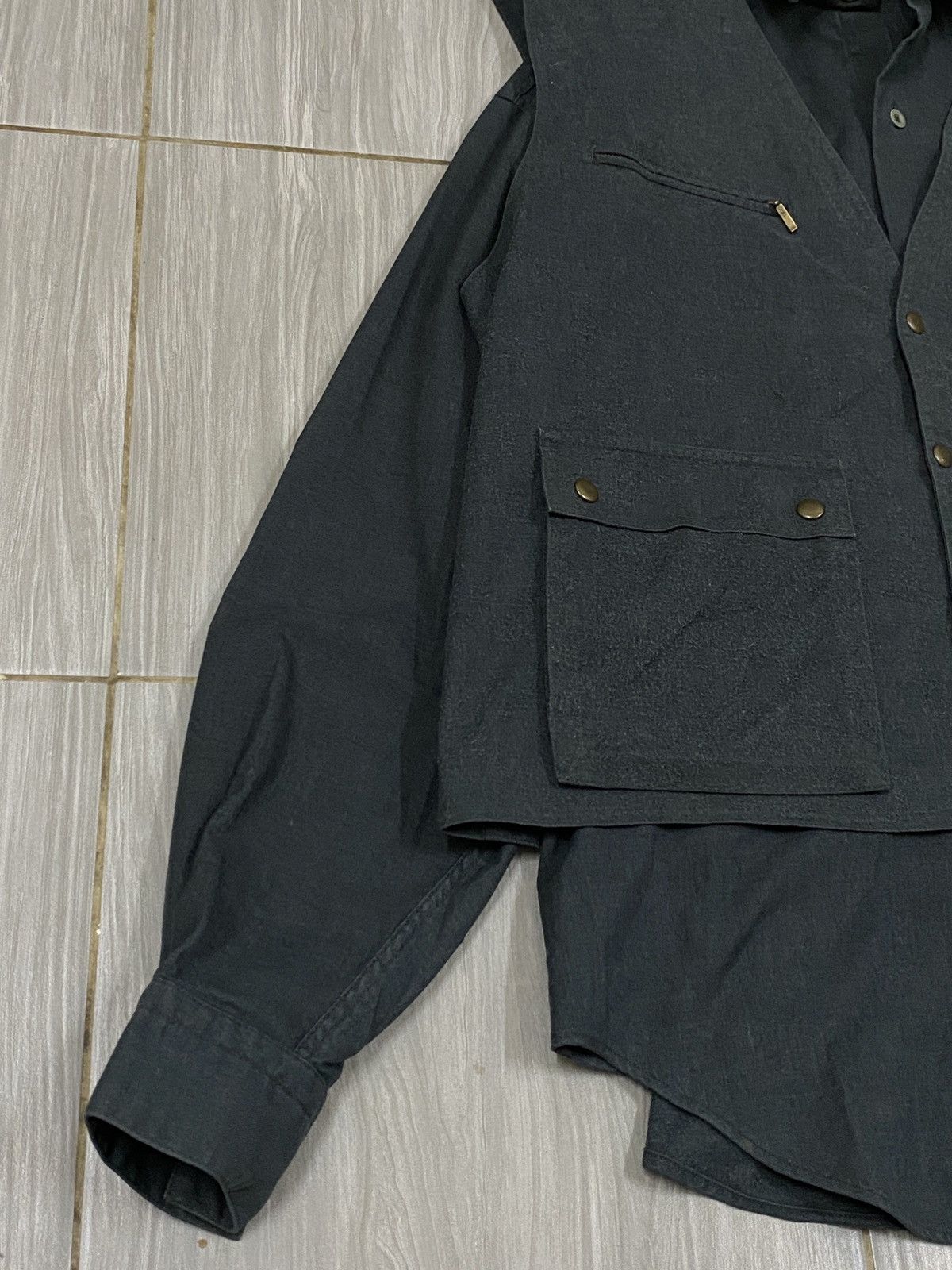 JUN MEN ARCHIVE JUN MEN 2-in-1 Detachable Utility Vest /Shirt Jacket Size US M / EU 48-50 / 2 - 12 Thumbnail