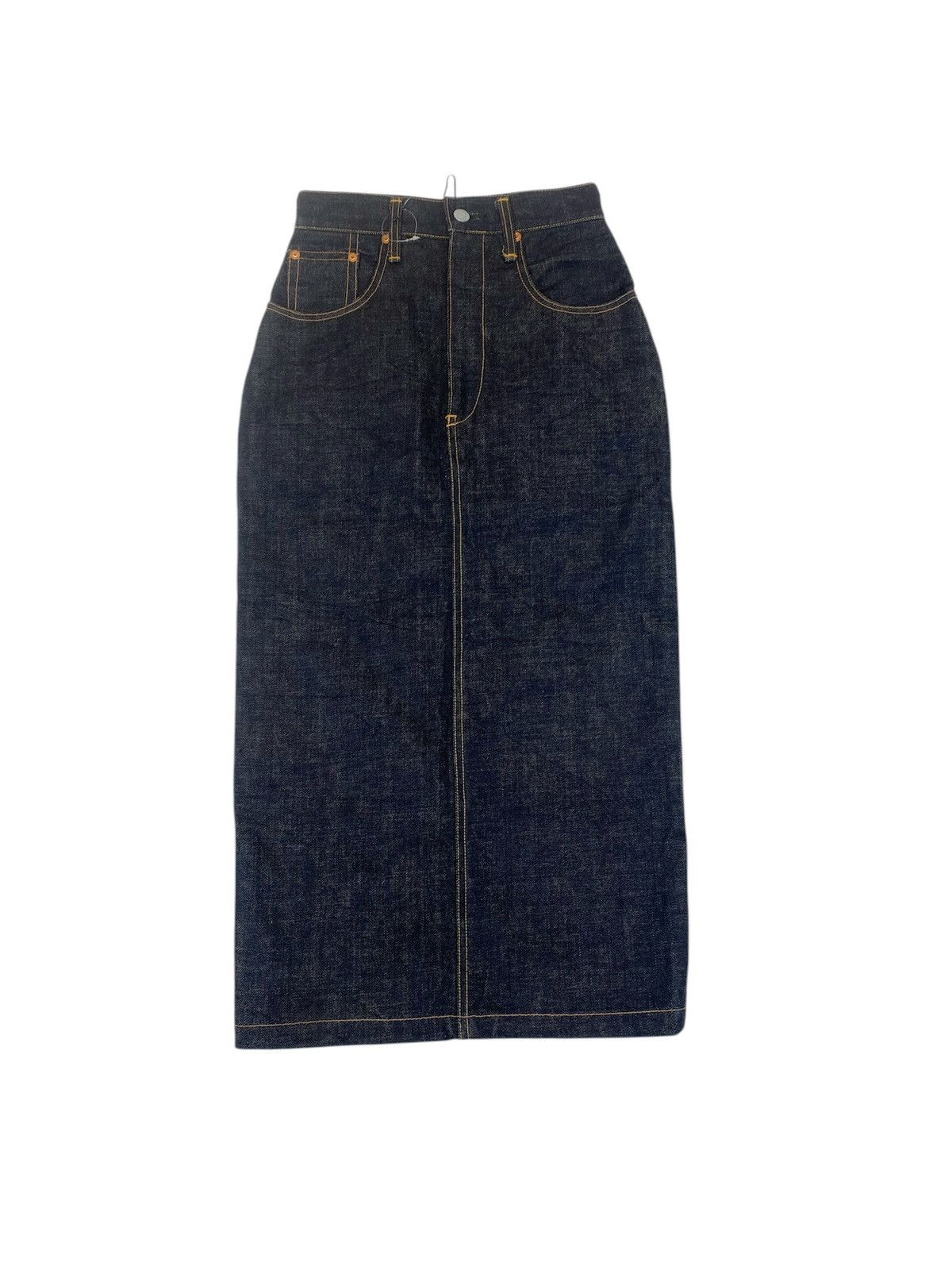 Evisu Evis Denim Skirt Size 36" / US 14 / IT 50 - 1 Thumbnail