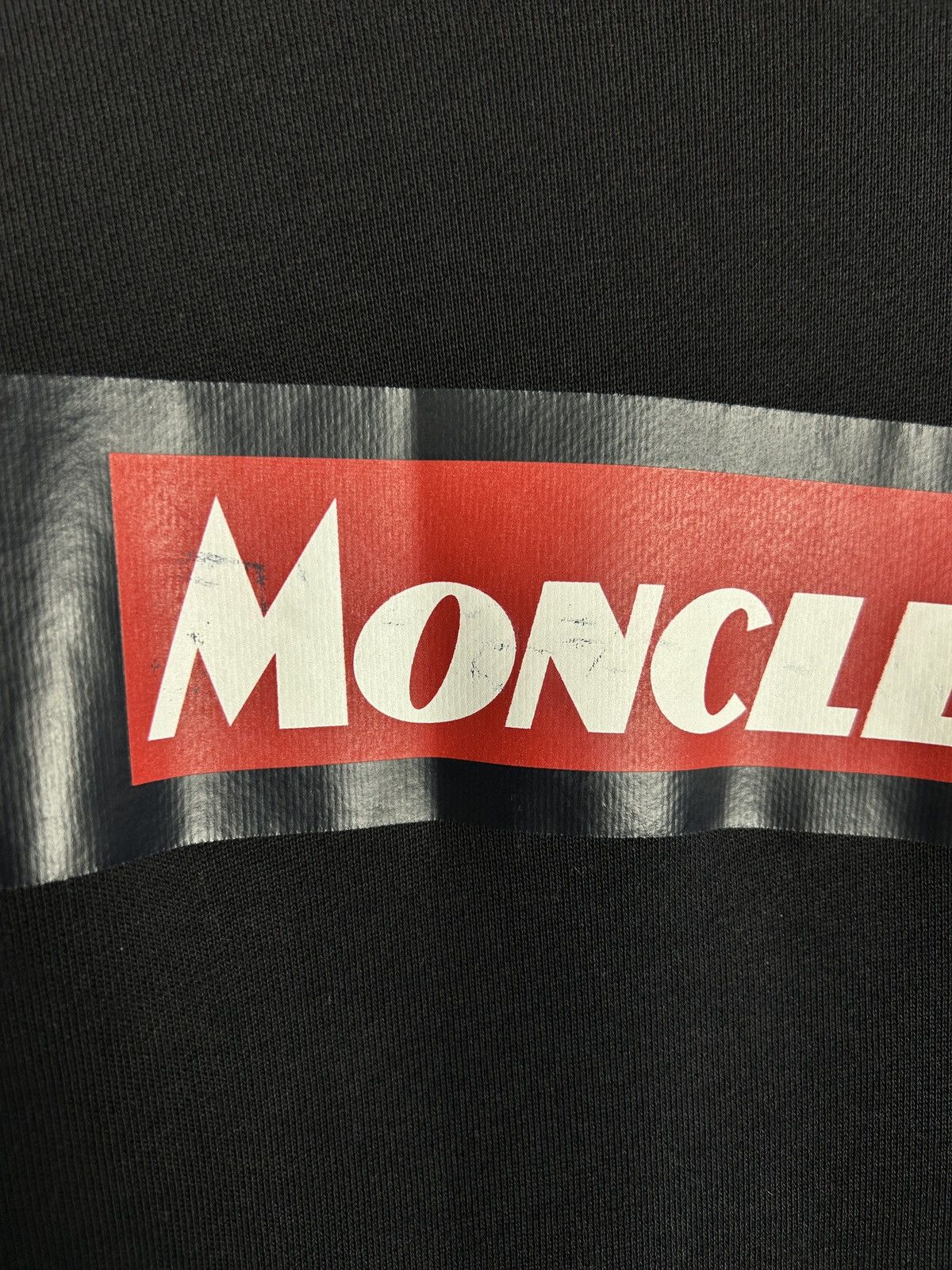 Moncler Moncler Logo Print Crewneck Sweatshirt Blue XXL Size US XXL / EU 58 / 5 - 3 Thumbnail