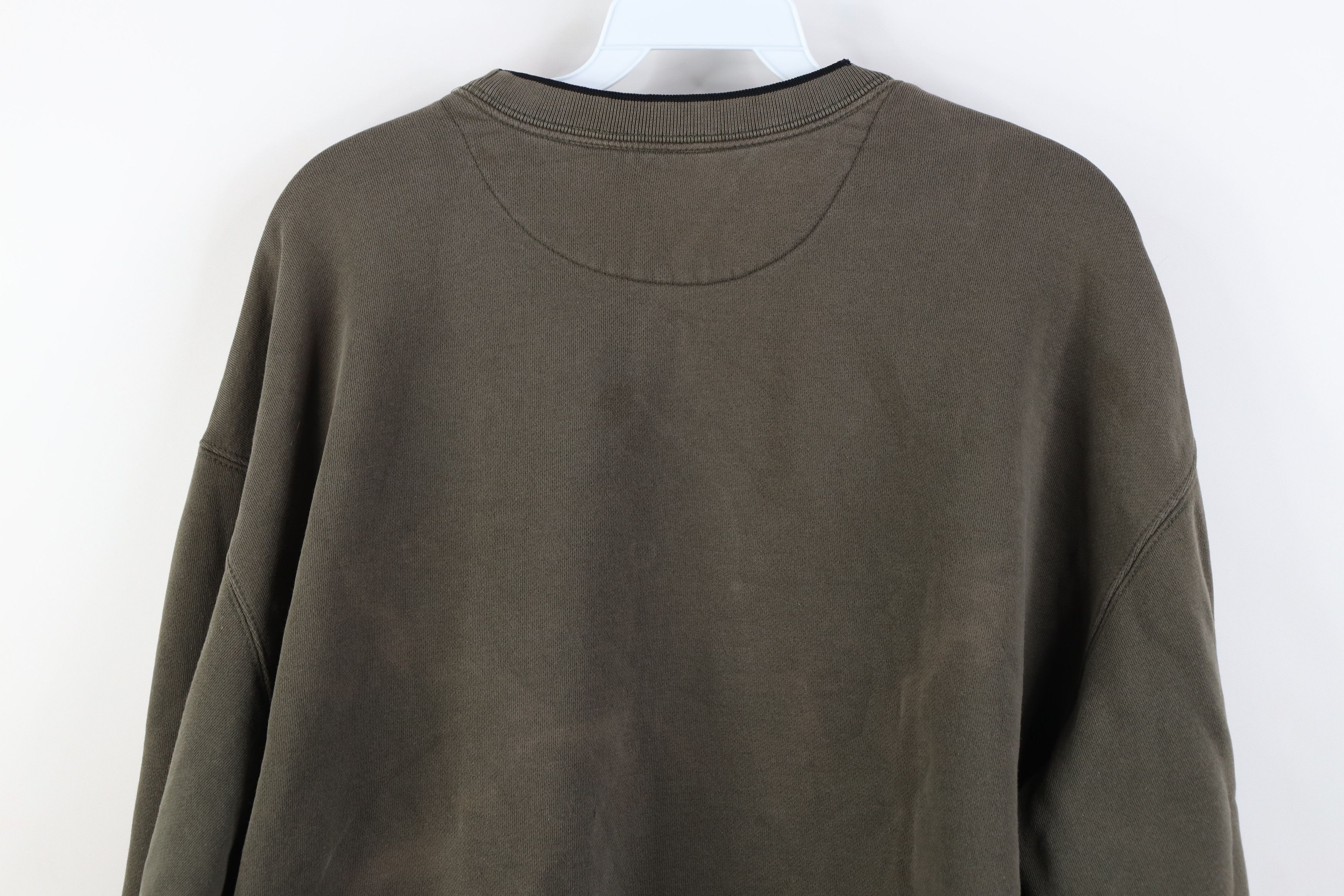 Vintage Vintage 90s Streetwear Fit Moose Nature Sweatshirt Green Size US XL / EU 56 / 4 - 16 Thumbnail