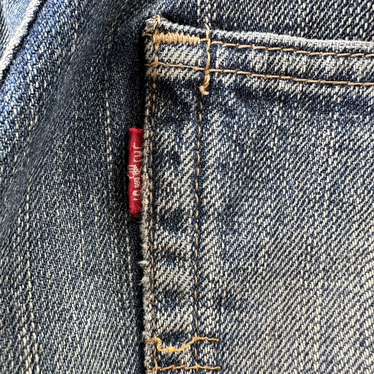 Levi's Levis 505 Red Loop Faded Washed Vintage Denim 29x33 D645 Size US 29 - 12 Thumbnail