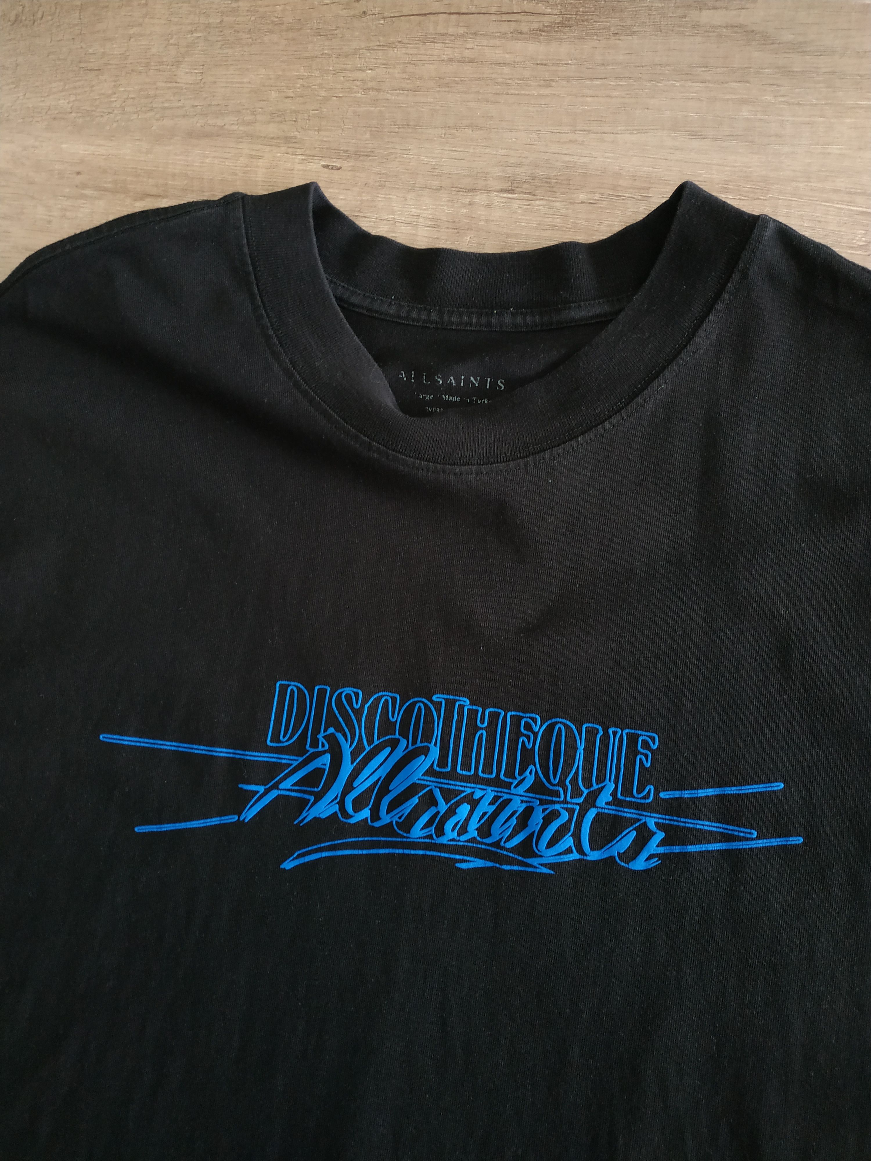 Allsaints × Designer AllSaints Men's Oversize 90's Disco T-shirt, s. LARGE/ XL Size US L / EU 52-54 / 3 - 4 Thumbnail